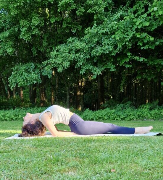 Fisch-im-Wald Yoga im Wald